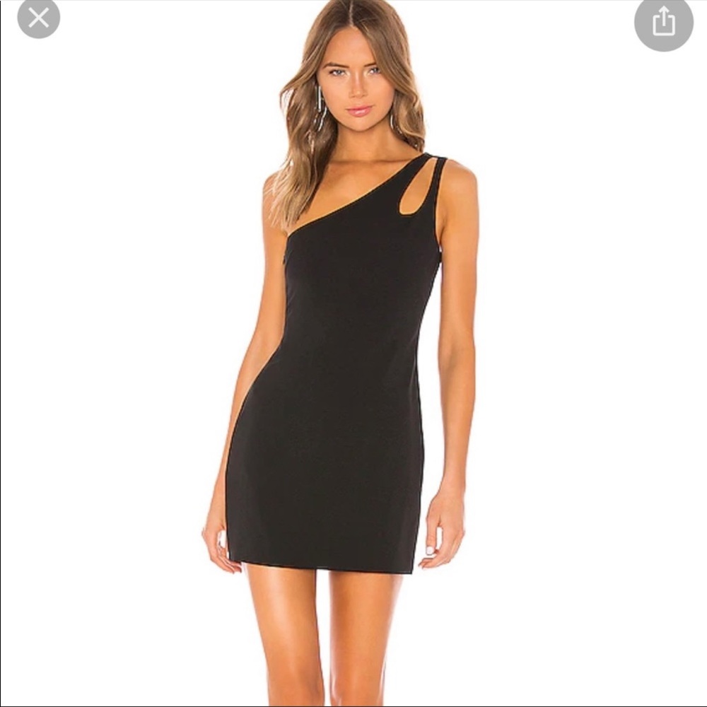 Racer Mini Dress in Black